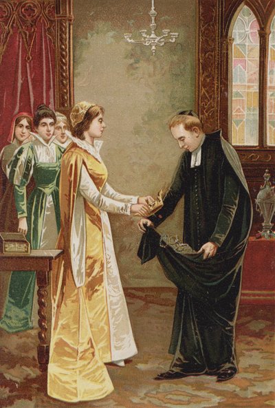 Episode in het leven van Sint Vincent De Paul door Spanish School